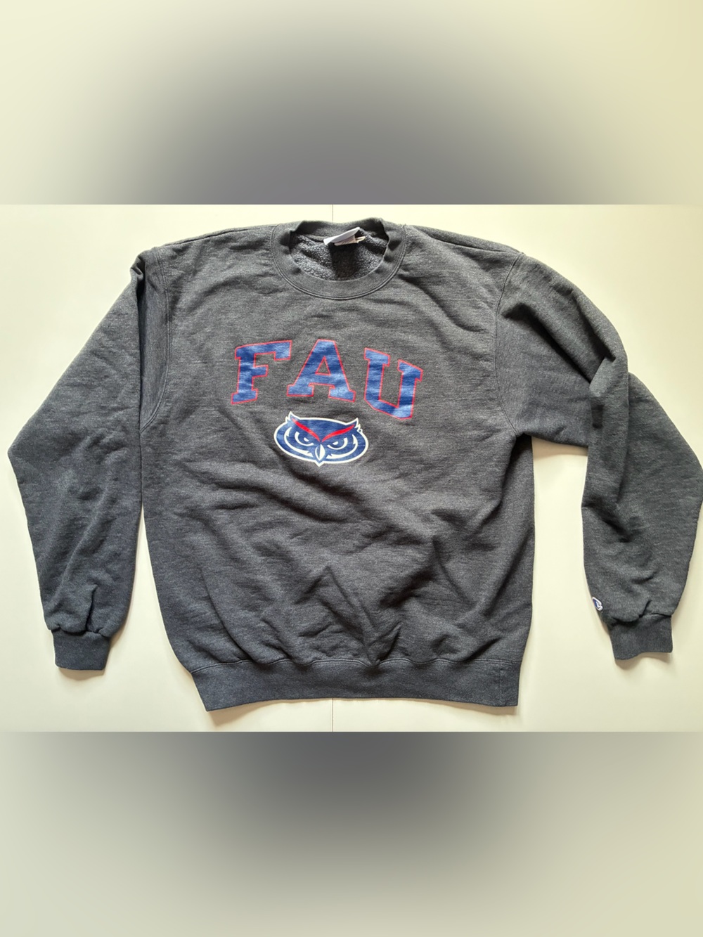 Champion FAU Florida Atlantic University Crewneck - Size Large